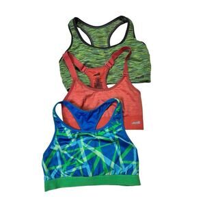 3 Pack | Old Navy | Avia | Women's Medium Racerback Sports Bras | Colorful